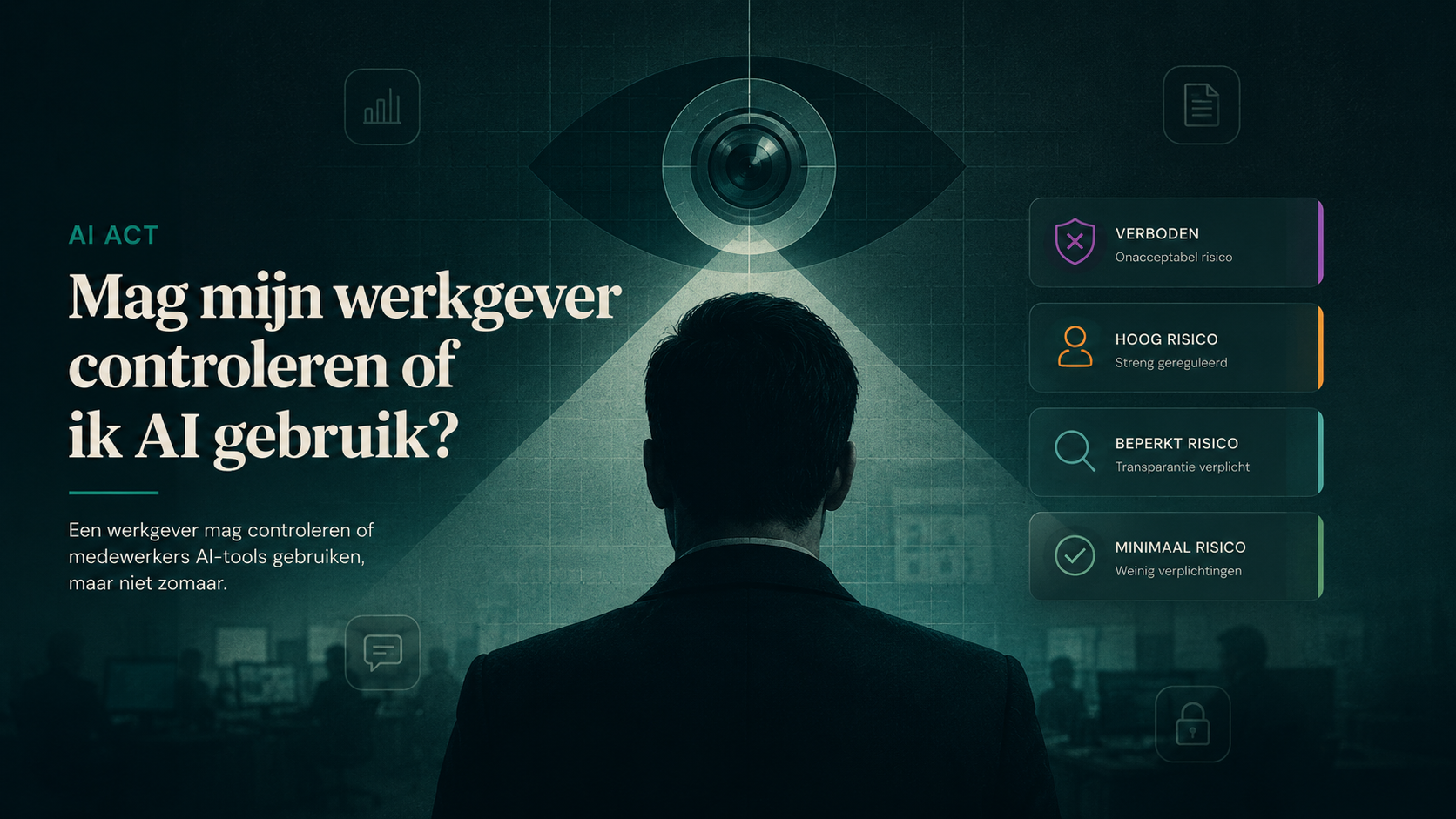 Privacy officer reviewing AI tool usage at a workplace
