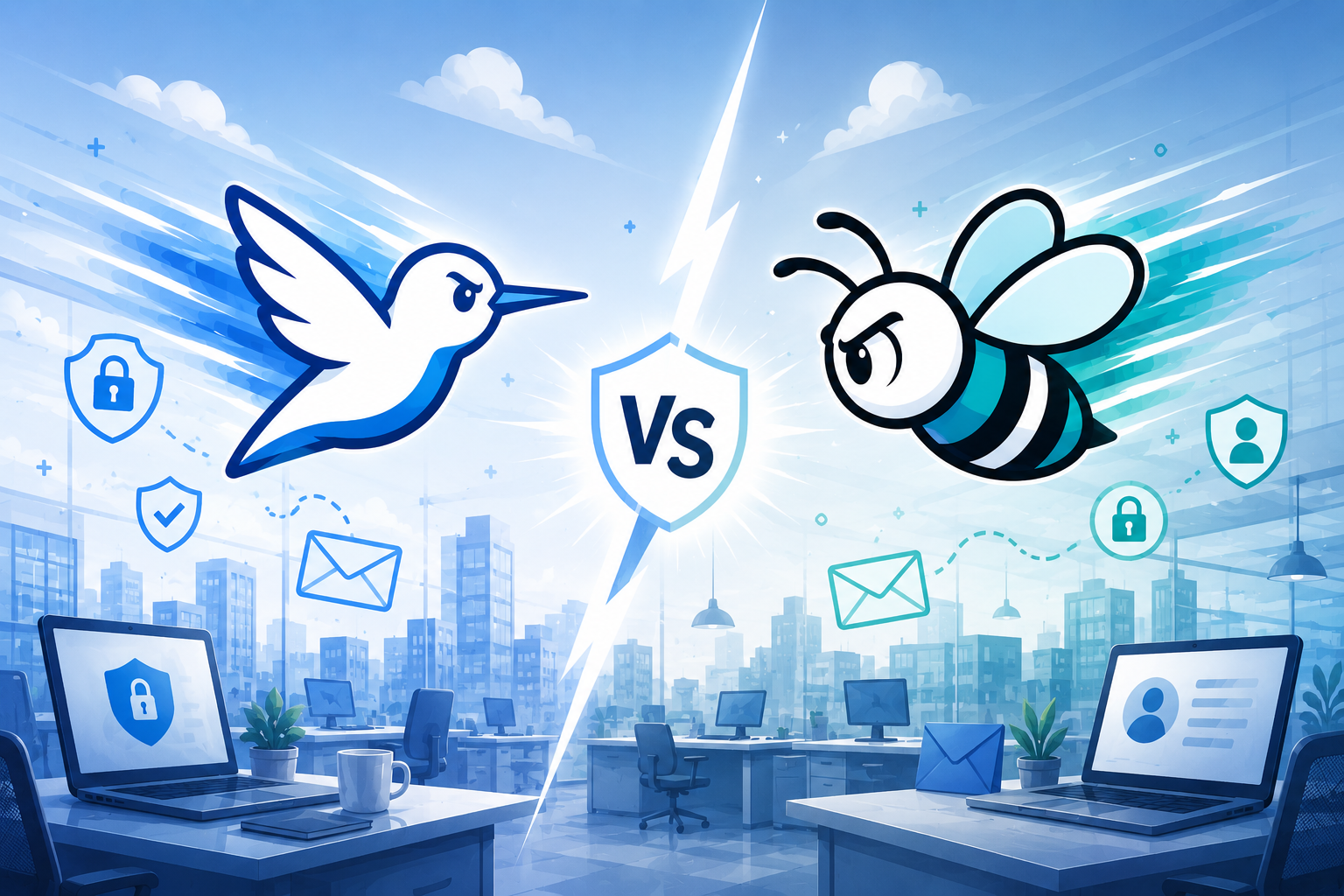 Comparison between Zivver and BeeSensible for secure business email
